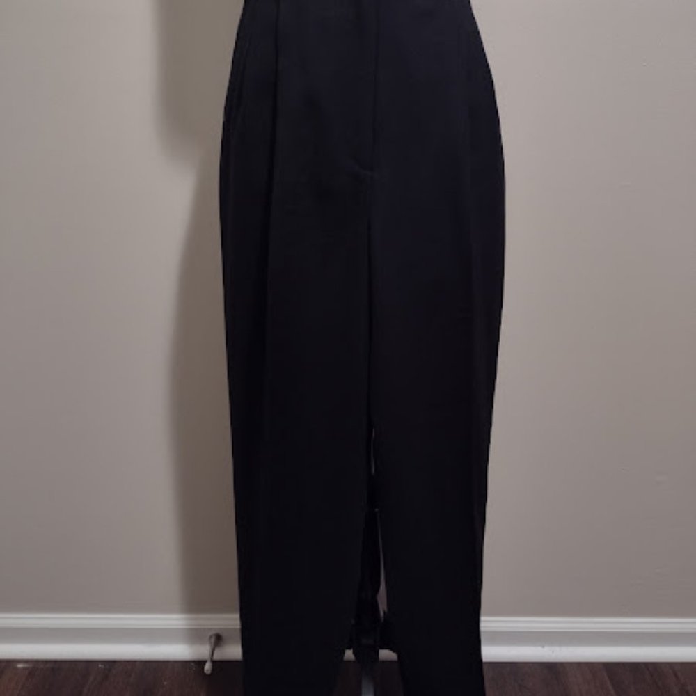 Talbots, Navy-Blue Pants, Size-14, 1.5 Cuffed, Dry Cleaned